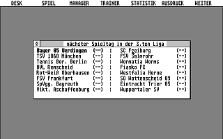 Fussball-ST Plus atari screenshot